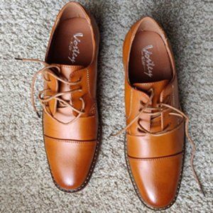 VOSTEY Mens Oxford Classic Formal Dress Sh…